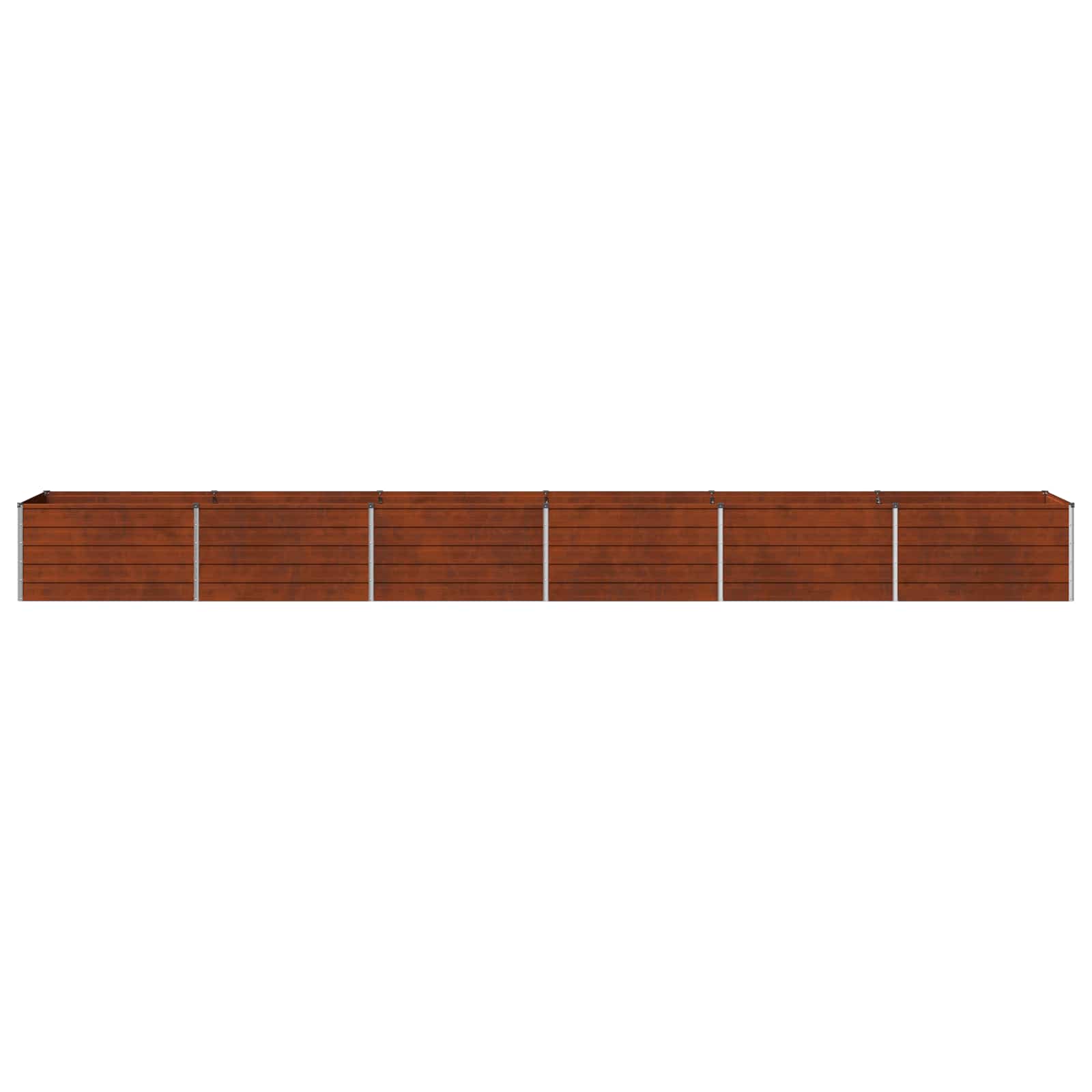 Υψωμένο Κρεβάτι Κήπου Σκ rusty 600 x 80 x 55 εκ. κοντόν - Pakobazaar