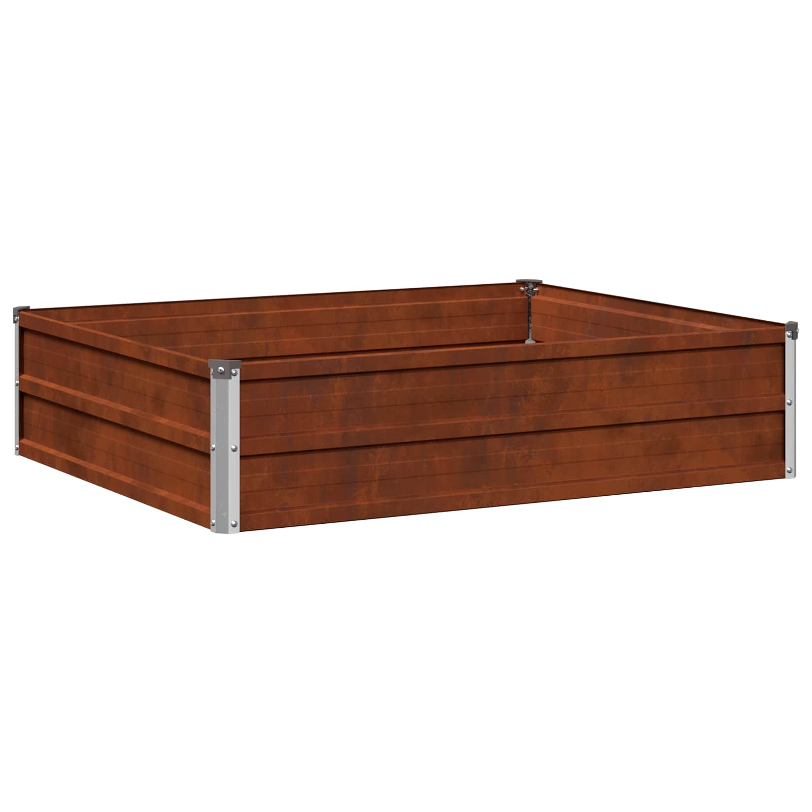 Υψωμένο Κρεβάτι Κήπου Σκ rusty 100 x 80 x 24 εκ. κοντόν - Pakobazaar