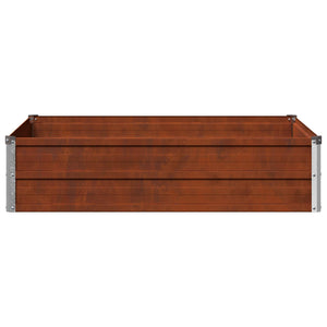Υψωμένο Κρεβάτι Κήπου Σκ rusty 100 x 80 x 24 εκ. κοντόν - Pakobazaar
