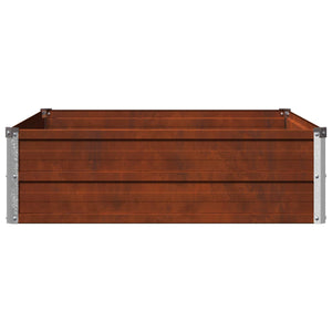 Υψωμένο Κρεβάτι Κήπου Σκ rusty 100 x 80 x 24 εκ. κοντόν - Pakobazaar