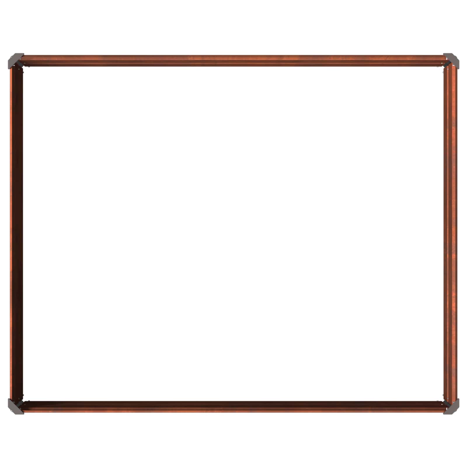 Υψωμένο Κρεβάτι Κήπου Σκ rusty 100 x 80 x 24 εκ. κοντόν - Pakobazaar