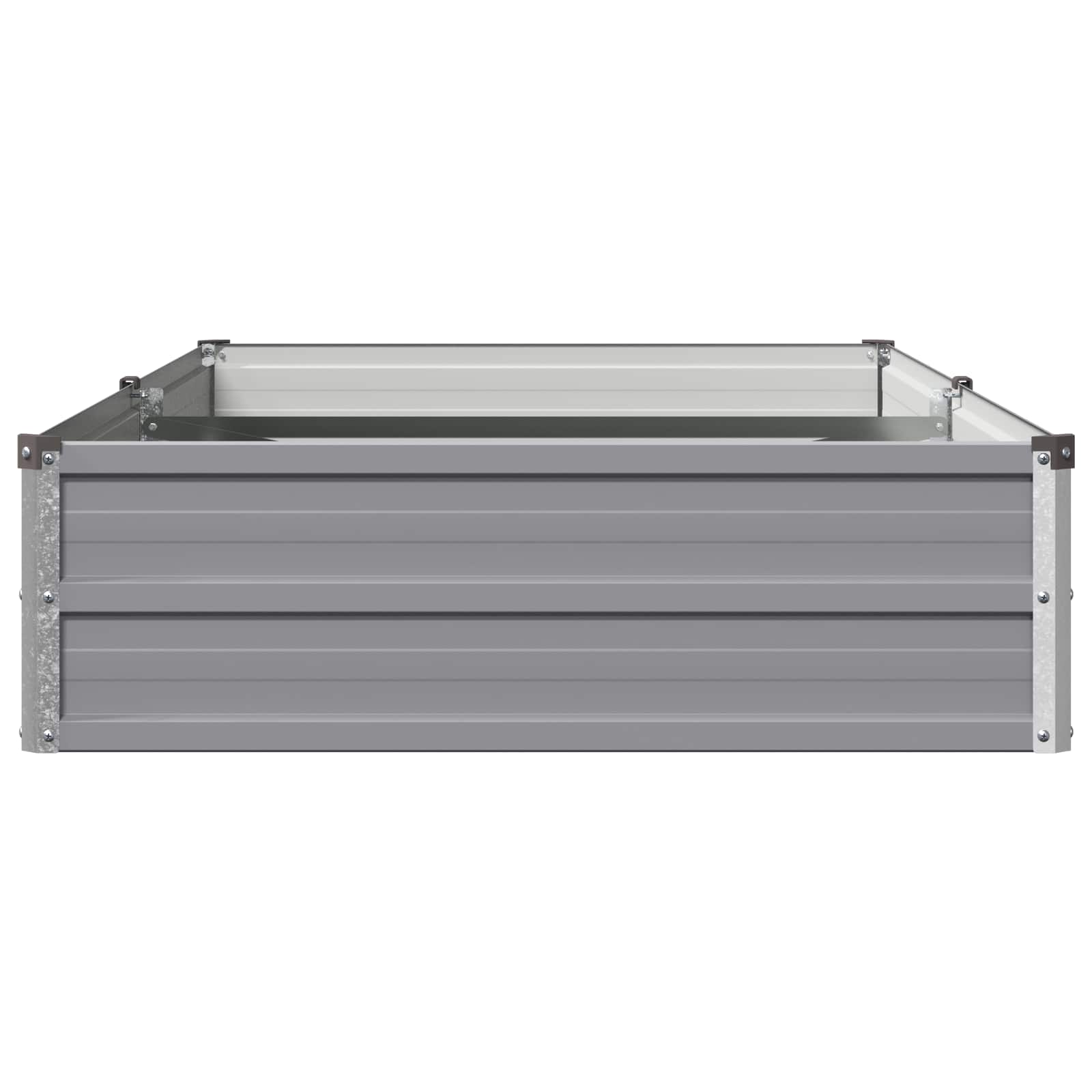Υψωμένο Κρεβάτι Κήπου Γκρι 160 x 80 x 24 εκ.
