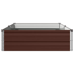 Υψωμένο Κρεβάτι Κήπου Καφέ 160 x 80 x 24 εκ.