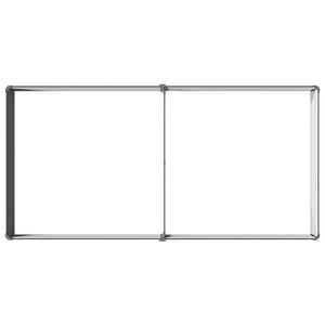 Υψωμένο Κρεβάτι Κήπου Ανθρακί 160 x 80 x 24 εκ.