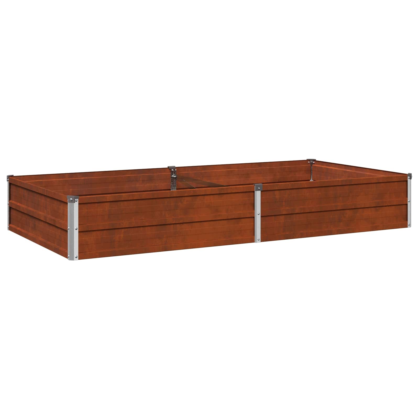 Υψωμένο Κρεβάτι Κήπου Σκ rusty 160 x 80 x 24 εκ. κοντόν - Pakobazaar