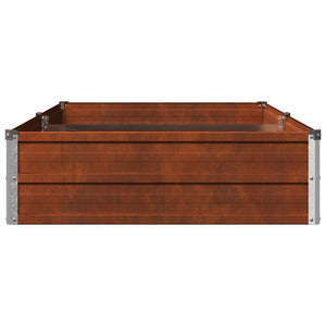 Υψωμένο Κρεβάτι Κήπου Σκ rusty 160 x 80 x 24 εκ. κοντόν - Pakobazaar