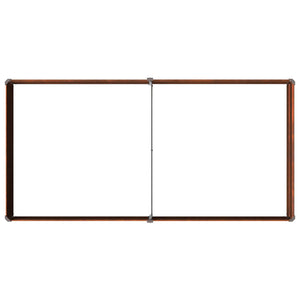 Υψωμένο Κρεβάτι Κήπου Σκ rusty 160 x 80 x 24 εκ. κοντόν - Pakobazaar