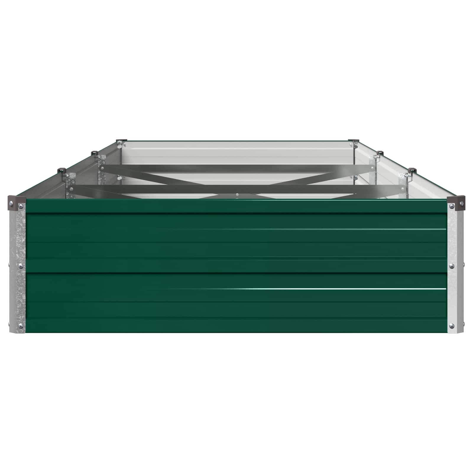 Υψωμένο Κρεβάτι Κήπου Πράσινο 240 x 80 x 24 εκ.