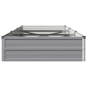 Υψωμένο Κρεβάτι Κήπου Γκρι 240 x 80 x 24 εκ.