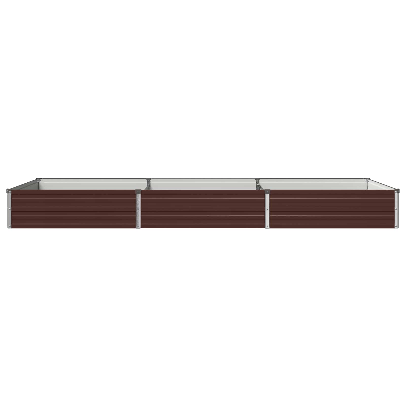 Υψωμένο Κρεβάτι Κήπου Καφέ 240 x 80 x 24 εκ.
