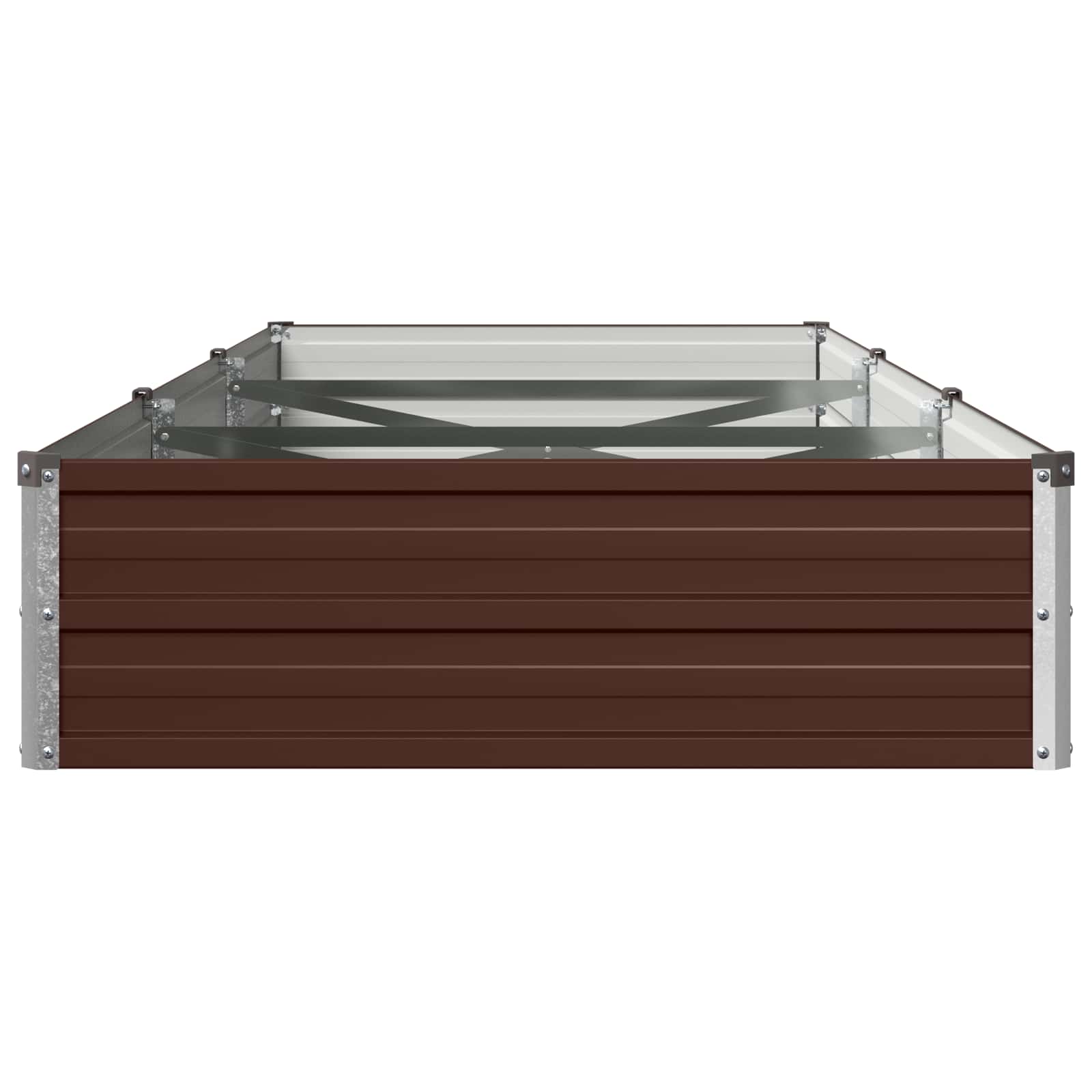 Υψωμένο Κρεβάτι Κήπου Καφέ 240 x 80 x 24 εκ.