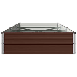 Υψωμένο Κρεβάτι Κήπου Καφέ 240 x 80 x 24 εκ.