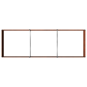 Υψωμένο Κρεβάτι Κήπου Σκ rusty 240 x 80 x 24 εκ. κοντόν