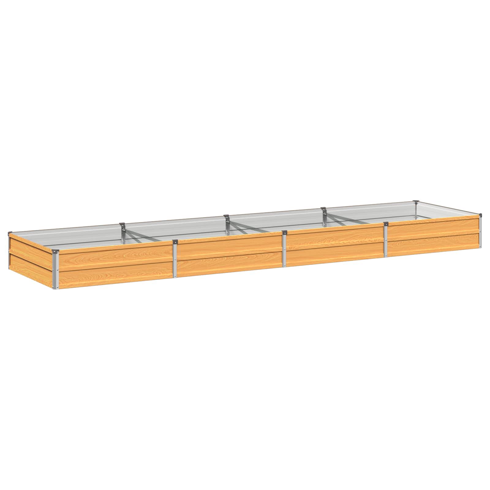 Υψωμένο Κρεβάτι Κήπου Φυσικό 320 x 80 x 24 εκ. - Pakobazaar