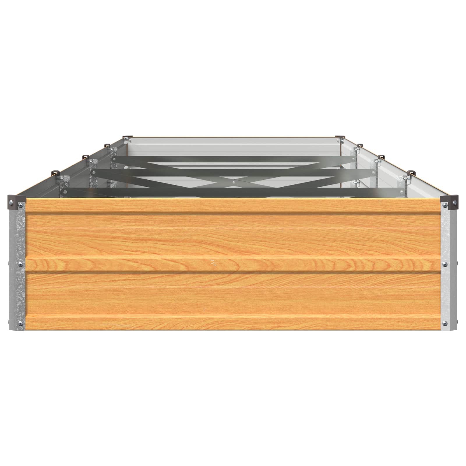 Υψωμένο Κρεβάτι Κήπου Φυσικό 320 x 80 x 24 εκ. - Pakobazaar