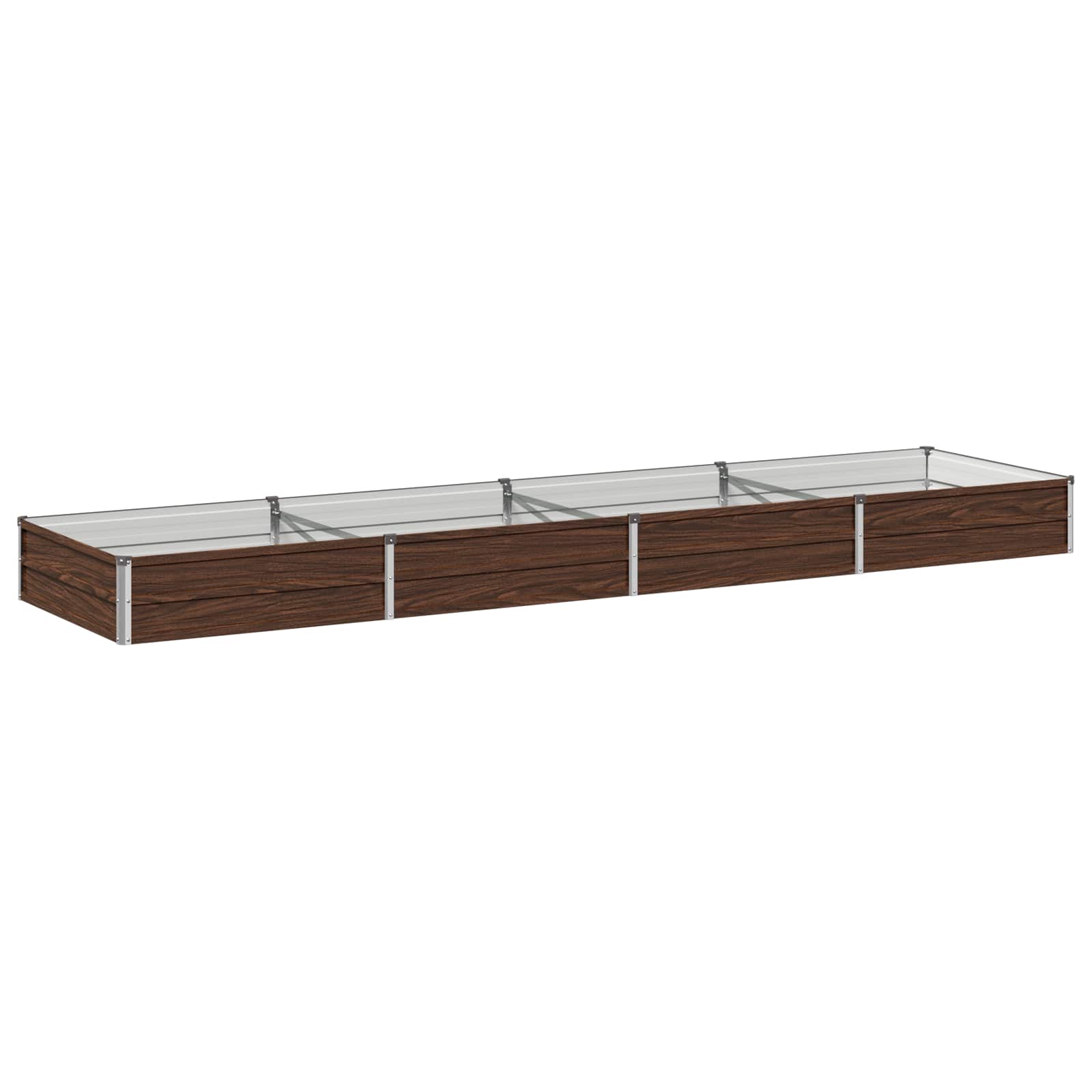 Υψωμένο Κρεβάτι Κήπου Μαύρο 320 x 80 x 24 εκ. - Pakobazaar