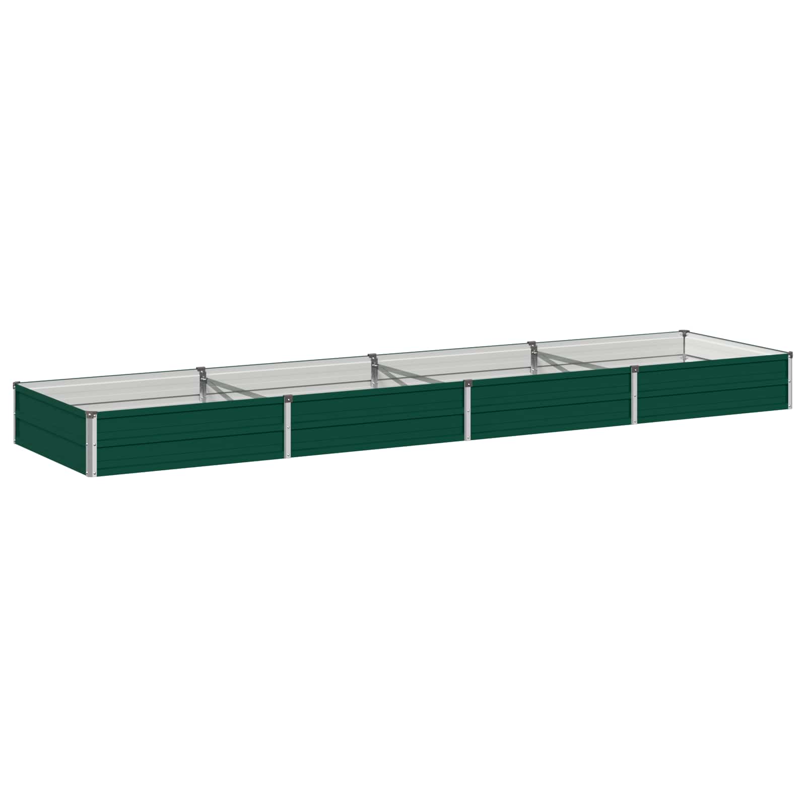 Υψωμένο Κρεβάτι Κήπου Πράσινο 320 x 80 x 24 εκ. - Pakobazaar