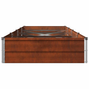 Υψωμένο Κρεβάτι Κήπου Σκ rusty 320 x 80 x 24 εκ. κοντόν