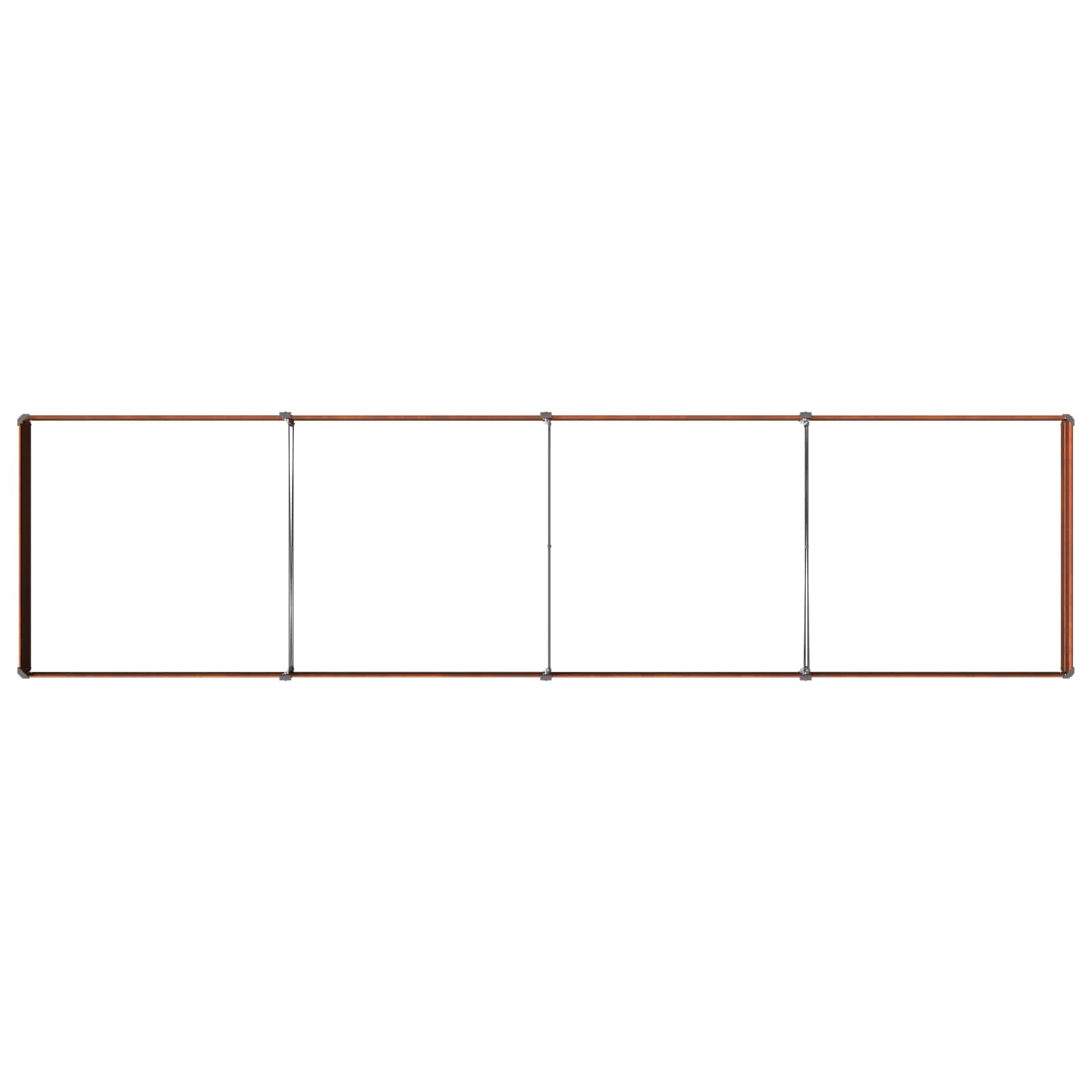 Υψωμένο Κρεβάτι Κήπου Σκ rusty 320 x 80 x 24 εκ. κοντόν