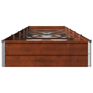 Υψωμένο Κρεβάτι Κήπου Σκ rusty 400 x 80 x 24 εκ. κοντόν