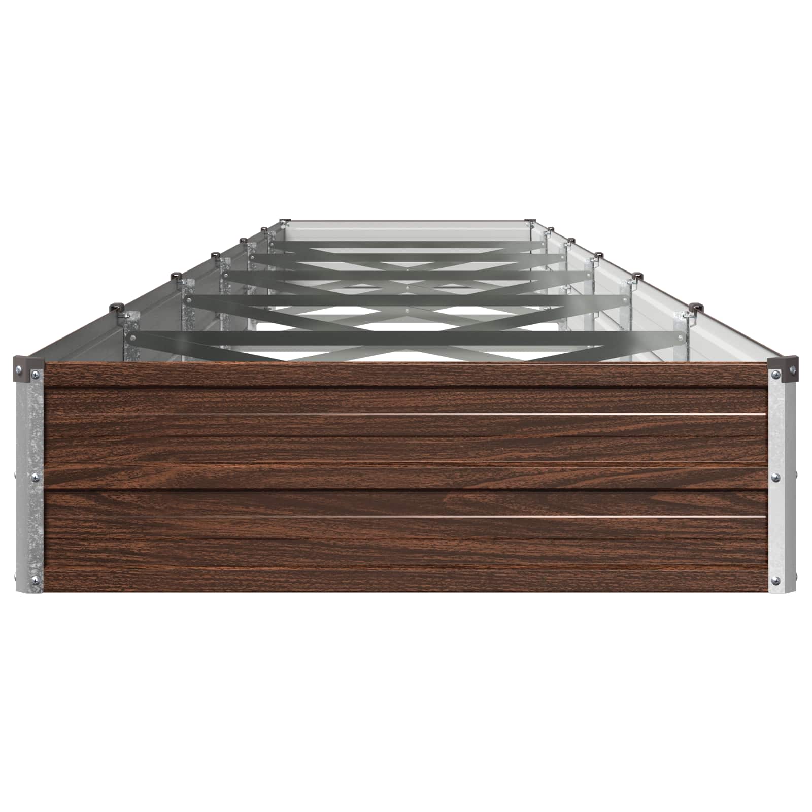 Υψωμένο Κρεβάτι Κήπου Μαύρο 480 x 80 x 24 εκ. - Pakobazaar