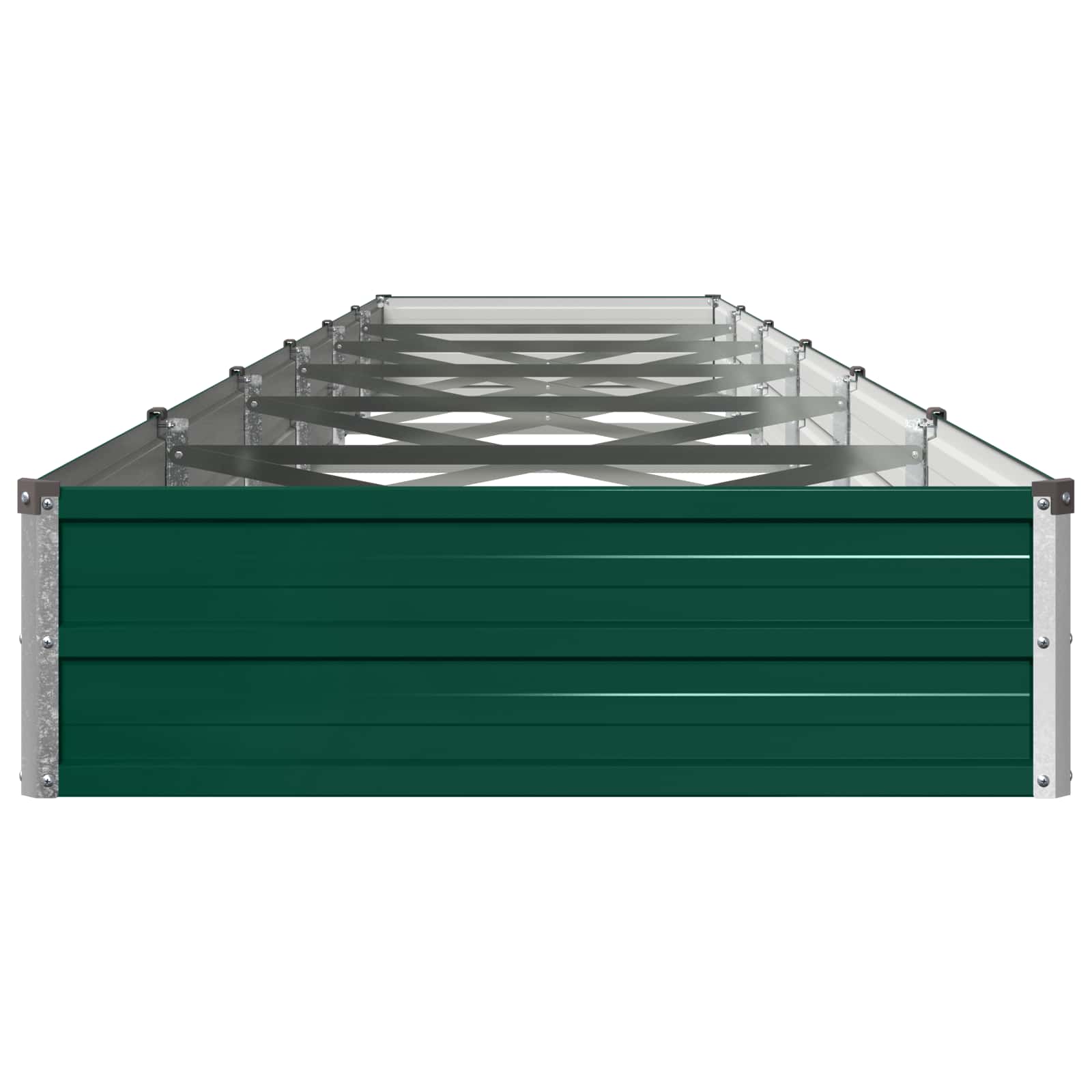 Υψωμένο Κρεβάτι Κήπου Πράσινο 480 x 80 x 24 εκ.