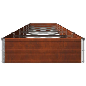 Υψωμένο Κρεβάτι Κήπου Σκ rusty 480 x 80 x 24 εκ. κοντόν - Pakobazaar