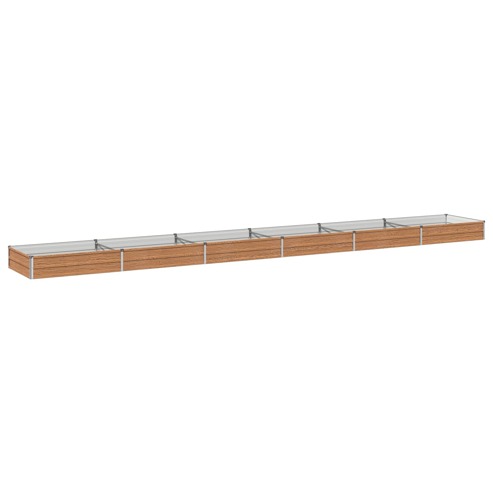 Υψωμένο Κρεβάτι Κήπου Ξύλινο Καφέ 600 x 80 x 24 εκ. - Pakobazaar