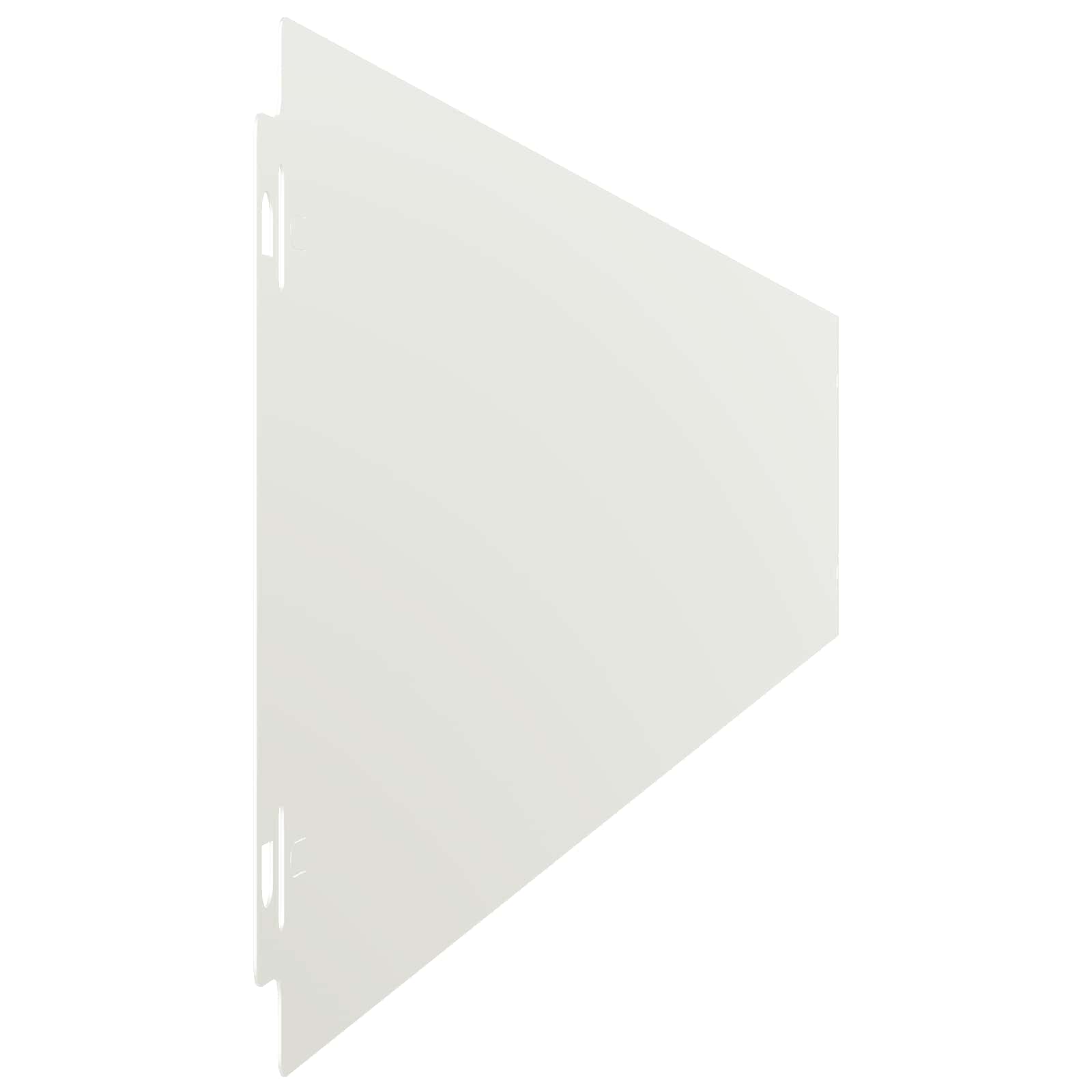 Περίγραμμα γκαζόν 30 τμχ. 15 x 103 cm Ατσάλι Λευκό - Pakobazaar