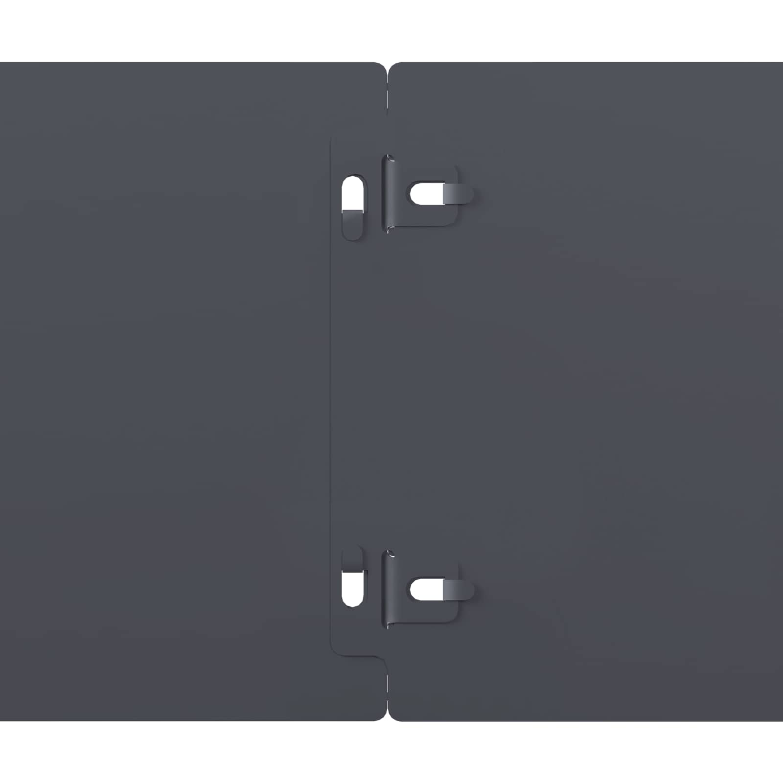 Περίγραμμα γκαζόν 30 τμχ. 15 x 103 cm Ατσάλι Ανθρακί - Pakobazaar