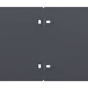 Περίγραμμα γκαζόν 30 τμχ. 15 x 103 cm Ατσάλι Ανθρακί - Pakobazaar
