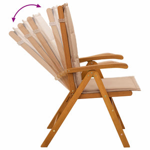 Σετ τραπεζαρίας κήπου 9 τεμαχίων 9 τμχ. Φυσικό - Pakobazaar