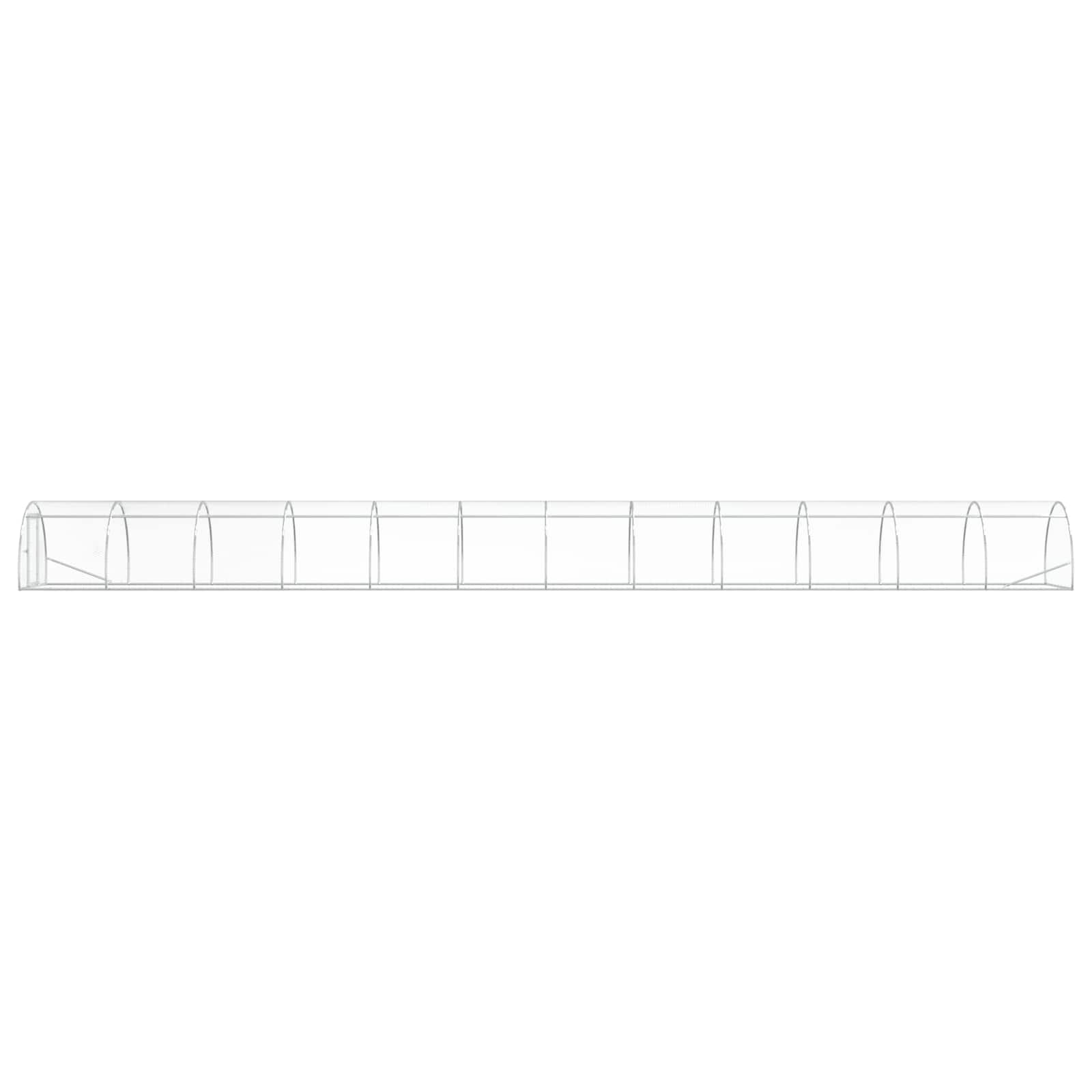 Κοτέτσι Ασημί 1200 x 150 x 100 εκ. Γαλβανισμένος Χάλυβας