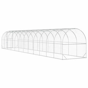 Κοτέτσι Ασημί 1200 x 200 x 200 εκ. Γαλβανισμένος Χάλυβας - Pakobazaar