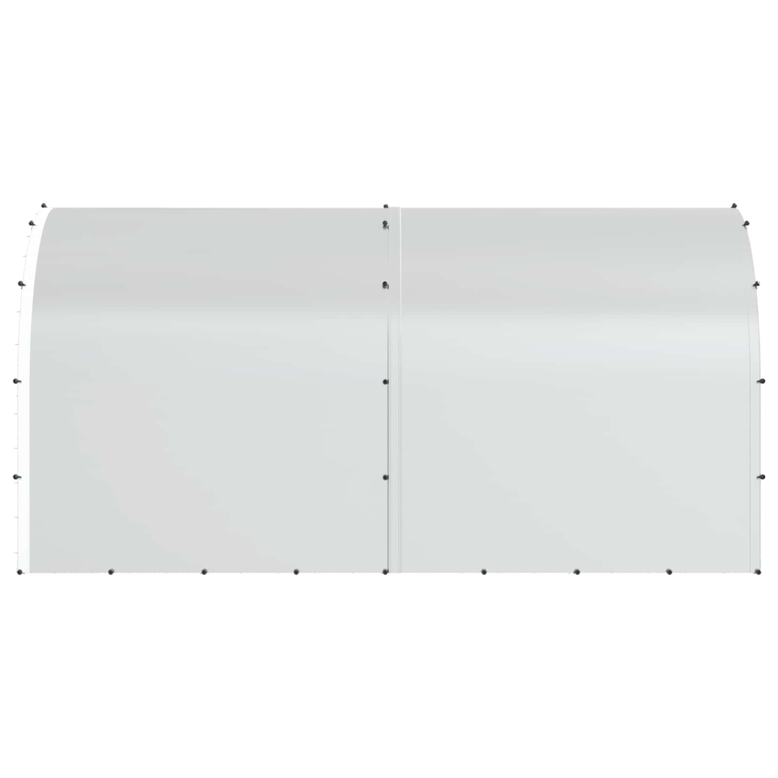 Κοτέτσι Ασημί 400 x 200 x 200 εκ. Γαλβανισμένος Χάλυβας
