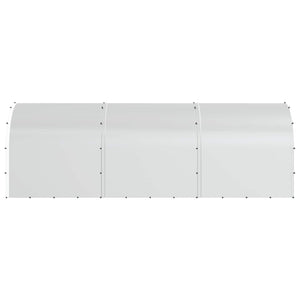 Κοτέτσι Ασημί 600 x 200 x 200 εκ. Γαλβανισμένος Χάλυβας