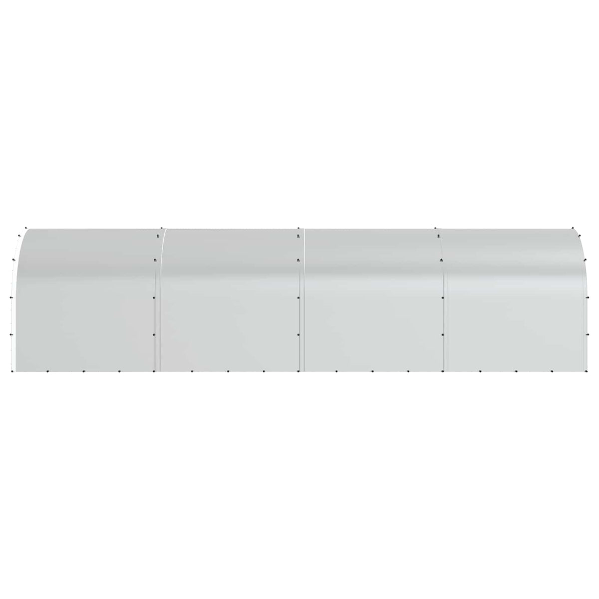 Κοτέτσι Ασημί 800 x 200 x 200 εκ. Γαλβανισμένος Χάλυβας - Pakobazaar