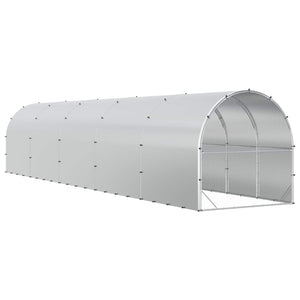 Κοτέτσι Ασημί 1000 x 200 x 200 εκ. Γαλβανισμένος Χάλυβας