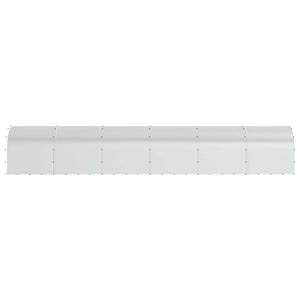 Κοτέτσι Ασημί 1200 x 200 x 200 εκ. Γαλβανισμένος Χάλυβας