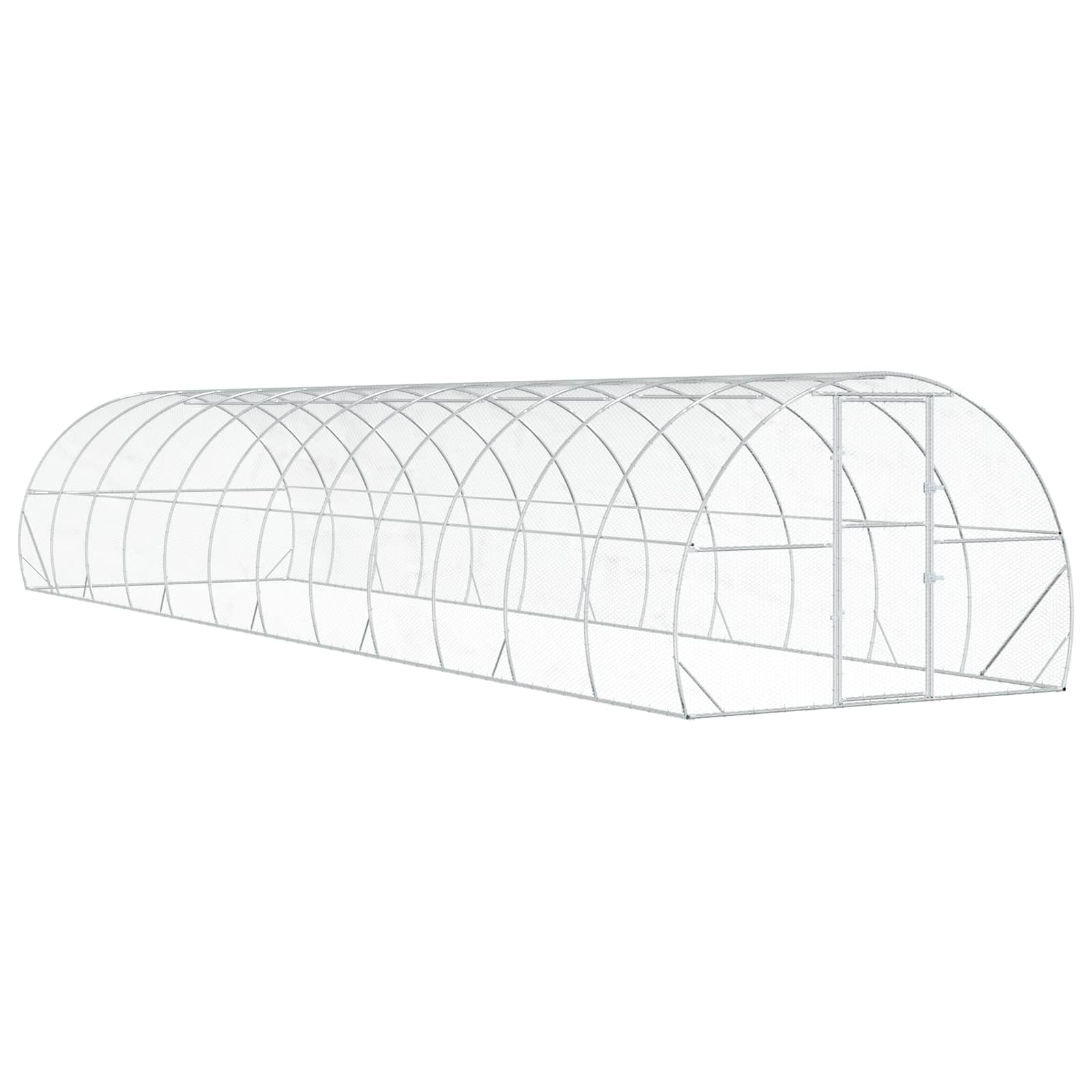 Κοτέτσι Ασημί 1200 x 300 x 200 cm Γαλβανισμένος Χάλυβας - Pakobazaar