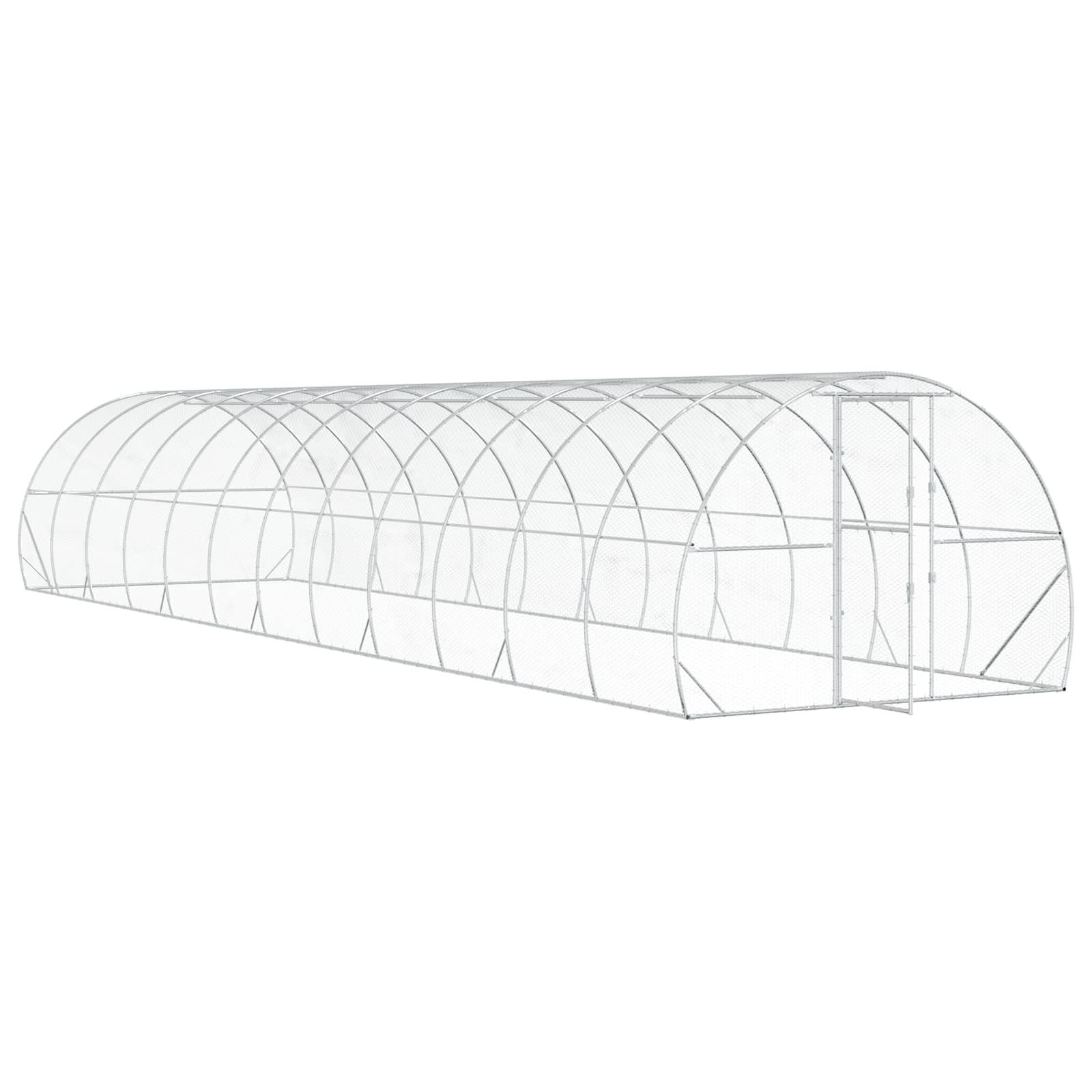 Κοτέτσι Ασημί 1200 x 300 x 200 cm Γαλβανισμένος Χάλυβας - Pakobazaar