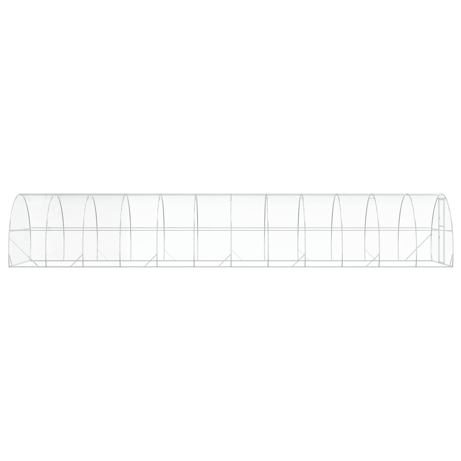 Κοτέτσι Ασημί 1200 x 300 x 200 cm Γαλβανισμένος Χάλυβας - Pakobazaar