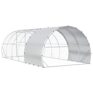 Κοτέτσι Ασημί 600 x 300 x 200 cm Γαλβανισμένος Χάλυβας