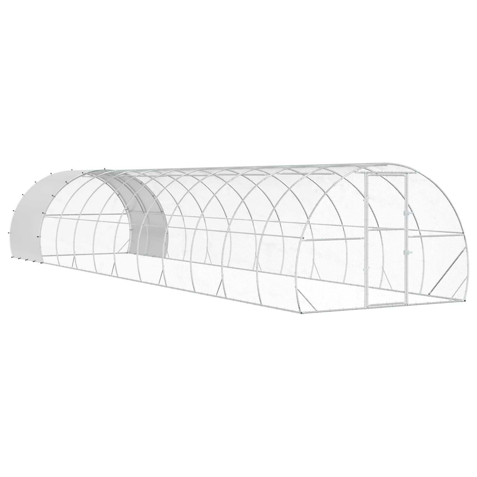 Κοτέτσι Ασημί 1200 x 300 x 200 cm Γαλβανισμένος Χάλυβας