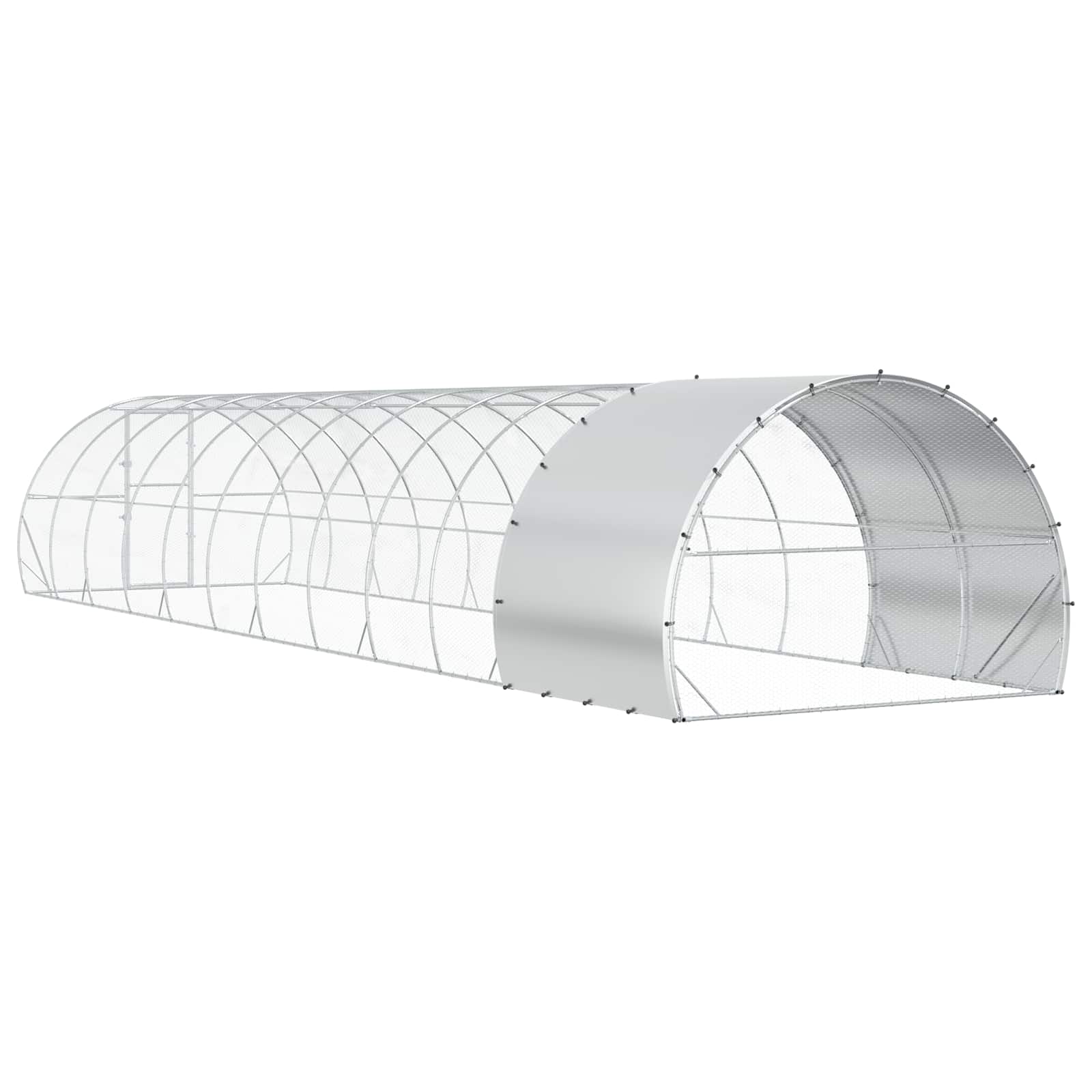 Κοτέτσι Ασημί 1200 x 300 x 200 cm Γαλβανισμένος Χάλυβας