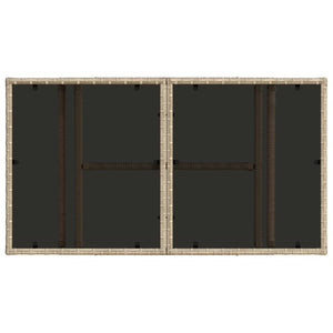 Σετ Καναπέ Κήπου 7 τμχ. Μπεζ και Κρέμ συνθετικό ρατάν - Pakobazaar
