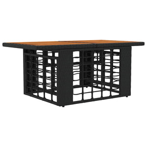 Σετ Καναπέ Κήπου 13 τμχ. Μαύρο και Σκούρο γκρι συνθετικό ρατάν