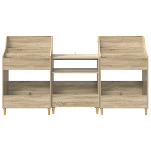Σετ Ραφιών Μέσων 3 τμχ. Sonoma Δρυς 212 x 46 x 112 cm - Pakobazaar