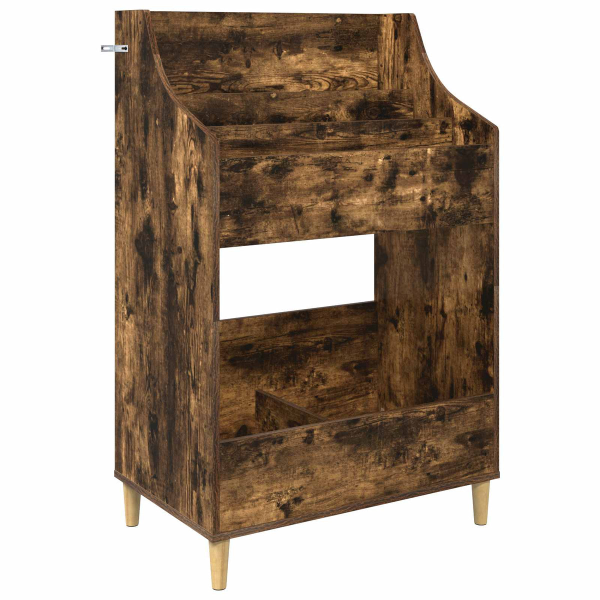 Σετ Ραφιών Μέσων 3 τμχ. Καπνισμένο Ξύλο Δρυός 212 x 46 x 112 cm - Pakobazaar