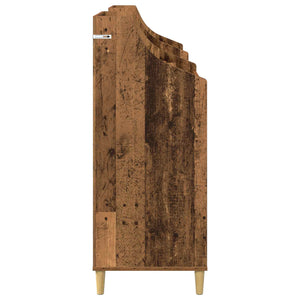 Σετ Ραφιών Μέσων 3 τμχ. Παλαιωμένο ξύλο 212 x 46 x 112 cm - Pakobazaar